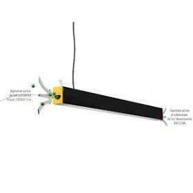 Origin'Air Fly PLUS 1m Blanc 30m² 4000K|Lod-LO2SUSP-PLUS-040W-030W-40K-1000-