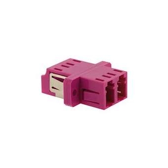 Raccord multimode LC duplex violet|Gigamedia-GGMRACLCLCMV
