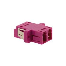 Raccord multimode LC duplex violet|Gigamedia-GGMRACLCLCMV