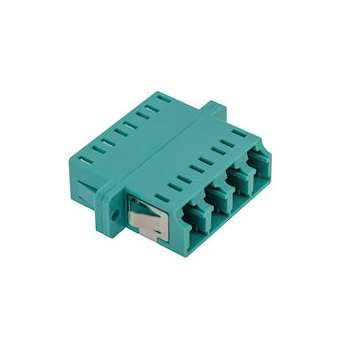 Raccord lc/lc quad multi turquoise|Gigamedia-GGMRACLCLCQA