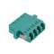 Raccord lc/lc quad multi turquoise