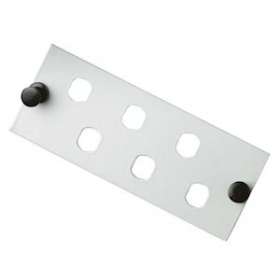 Module à équiper pour 6 raccords ST simplex - Gris|Gigamedia-GGMPAG6T
