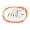 Lot de 6 pigtails ST OM1 62,5/125 µm 2 m