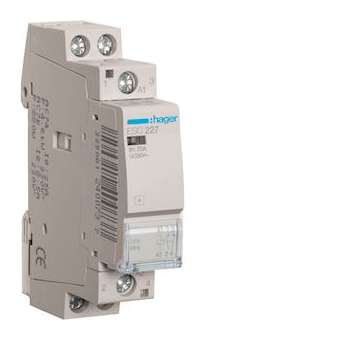 Contacteur 25A, 1F+1O, 230V|Hager-HAGESC227
