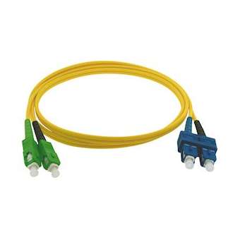Jarretière optique duplex SC/SCAPC OS2 9/125 µm 1 m|Gigamedia-GGMD3MCSCA1M