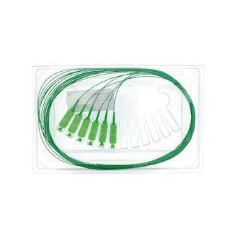 Lot de 6 pigtails SC/APC G657A2 9/125 µm 2 m|Gigamedia-GGMS3MG6SCA2TL6