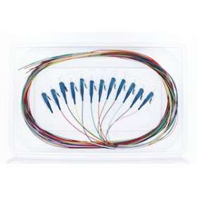 Lot 12 pigtails LC/UPC G657A2 TIGHT BUFFER 2M|Gigamedia-GGMS3MG6LC2MTL12