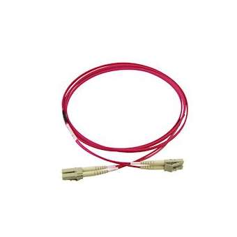 Jarretière optique duplex LC/LC OM4 50/125 µm 3 m, violette|Gigamedia-GGMD5MLCLC3MV