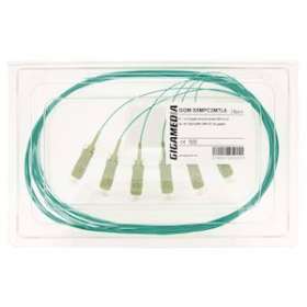 Lot de 6 pigtails SC OM4 50/125 µm 2 m|Gigamedia-GGMS5MPC2MTL6