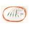 Lot de 6 pigtails ST OM2 50/125 µm 2 m