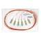 Lot de 6 pigtails SC OM1 62,5/125 µm 2 m