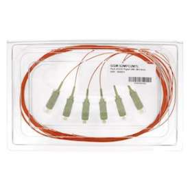 Lot de 6 pigtails SC OM1 62,5/125 µm 2 m|Gigamedia-GGMS2MPC2MTL6