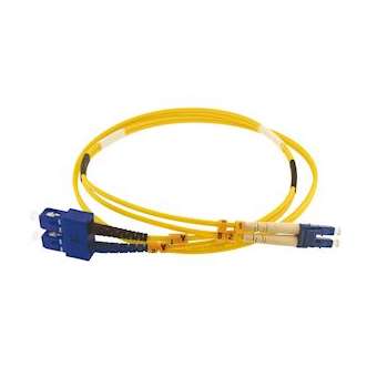 Jarretière optique duplex LC/SC OS2 9/125 µm 15 m|Gigamedia-GGMD3MCLC15M