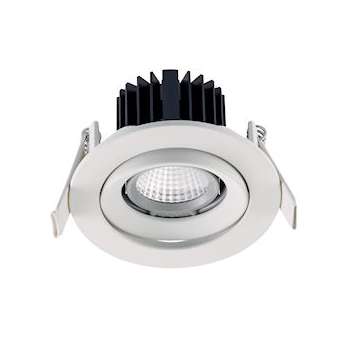 KIT Powerlight COB 7W 830 40DEG Rond orientable Blanc STD|Lucibel-LCLP830WR1ST350