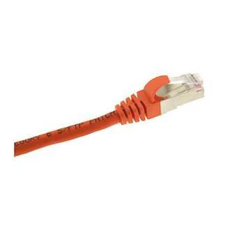Cordons de brassage CAT6 S/FTP PVC 3 m orange|Gigamedia-GGMCAT6S3MO