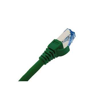 Cordons de brassage CAT6A S/FTP LSOH 0,5 m vert|Gigamedia-GGMCAT6AS05MGN