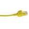 Lot de 10 cordons RJ45 C6 U/UTP LSOH Ultra-Slim 1 m, jaune|Gigamedia-GGMCAT61MZHSJ