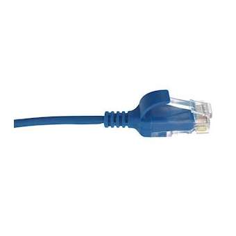 Lot de 10 cordons RJ45 C6 U/UTP LSOH Ultra-Slim 50 cm, bleu|Gigamedia-GGMCAT605MZHSBE