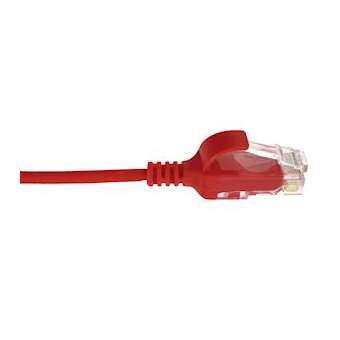 Lot de 10 cordons RJ45 C6 U/UTP LSOH Ultra-Slim 50 cm, rouge|Gigamedia-GGMCAT605MZHSR