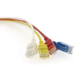 Cordon RJ45 C6 U/UTP LSOH Ultra-Slim 2 m, blanc|Gigamedia-GGMCAT62MZHSB1