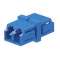 LC Dupl Fiber Optic Adapter BU (Zirc)