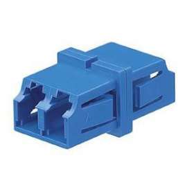 LC Dupl Fiber Optic Adapter BU (Zirc)|-PUIFADSLCZBUL