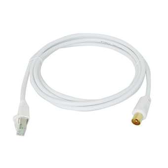 Cordon RJ45/Fiche IEC TV Lg 2 m|Michaud-MIHQ244
