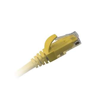 Cordons de brassage CAT6 U/UTP PVC 1 m jaune|Gigamedia-GGMCAT61MJ