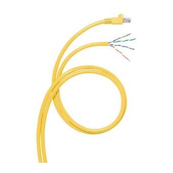 Cordon RJ45/dégainé - Cat.6A - pour boîte de distribution zone - S/FTP - L.15 m|Legrand-LEG051787