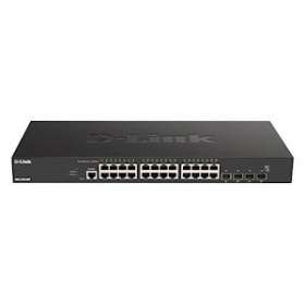 Switch Smart+ L2+ 24 ports 10GbE cuivre & 4 ports 10G/25G SFP28|Dlink-DLKDXS121028T