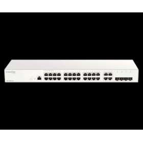Switch Nuclias Cloud Smart+ 24 ports Giga + 4 combo SFP|Dlink-DLKDBS200028