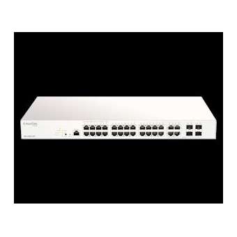 Switch Nuclias Cloud Smart+ 24 ports Giga POE+ 4 combo SFP|Dlink-DLKDBS200028P