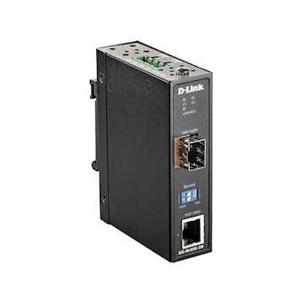 Convertisseur de média Industriel 100/1000Base-TX vers 100Base-FX/1000Base-X|Dlink-DLKDISM100GSW