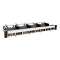Panneau droit 19pouces 1U avec cassettes nues pour 24 RJ45 - fixation standard