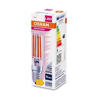 OSRAM LED FIL PARATHOM T26 40 Claire 827 E14 4W Verre|Ledvance-OSR616790