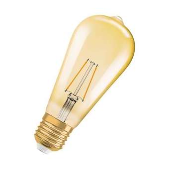 OSRAM LED 1906 EDI22 FIL GOLD E27 2,5W 220lm|Ledvance-OSR808706