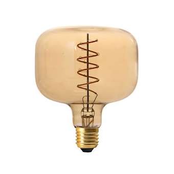 Lampe déco OVALE E27 LED 3,5W 2200K 190lm, Cl.énerg.G, 25000H, dimmable, ambrée|Aric-ARI20110