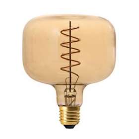 Lampe déco OVALE E27 LED 3,5W 2200K 190lm, Cl.énerg.G, 25000H, dimmable, ambrée|Aric-ARI20110