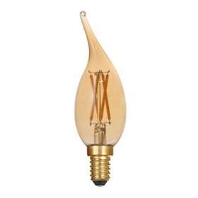 Lampe flamme coup/vent C35 E14 4,1W 2500K 320lm, Cl.énerg.G, 25000H, DIM, ambrée|Aric-ARI20122