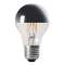 Lampe déco Calotte argentée A60 E27 LED 4,1W 2500K 320lm, 25000H, dimmable