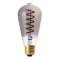 Lampe déco Edison E27 LED 4,1W 1700K 45lm, 25000H, dimmable, fumée