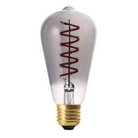 Lampe déco Edison E27 LED 4,1W 1700K 45lm, 25000H, dimmable, fumée|Aric-ARI20116