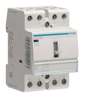 Contacteur Jour-Nuit 40A, 4F, 230V|Hager-HAGETC440