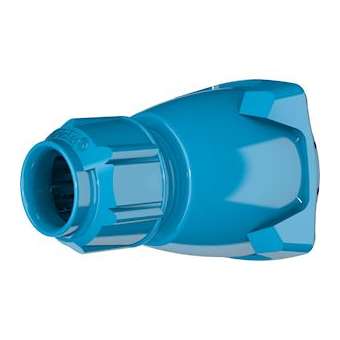 Poignée droite Poly bleu Size.1 +presse étoupe 9-18MM|Marechal-MAR511P0D18