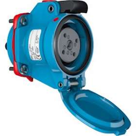 DECONTACTOR DSN1 Socle Poly bleu Size.1 IP66/67/69 3P+T 20A 440V AC|Marechal-MAR6114013