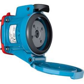 DECONTACTOR DSN6 Socle Poly bleu Size.3 IP66/67/69 3P+N+T 63A 440V AC|Marechal-MAR6164017