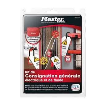 Kit de consignation générale - sous blister - Français|Master lock europe-SKPMAINTKIT-FR