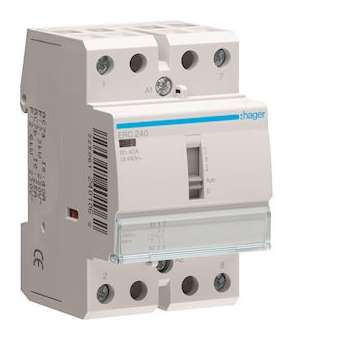 Contacteur à commande manuelle 40A, 2F, 230V|Hager-HAGERC240