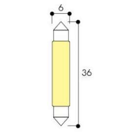 LM - Navette 6X36 24V 3W|Aurora-ABIAM3340
