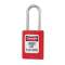 Cadenas Zenex Rouge - Clé différente - Retenue de clé - Anse inox 38 mm|Master lock europe-SKPS31RED